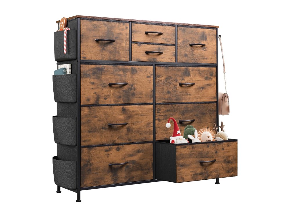 Fabric Dresser for Bedroom with 10 Drawers
