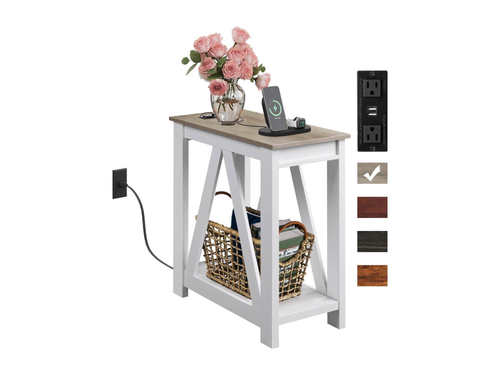 Farmhouse End Tables Living Room