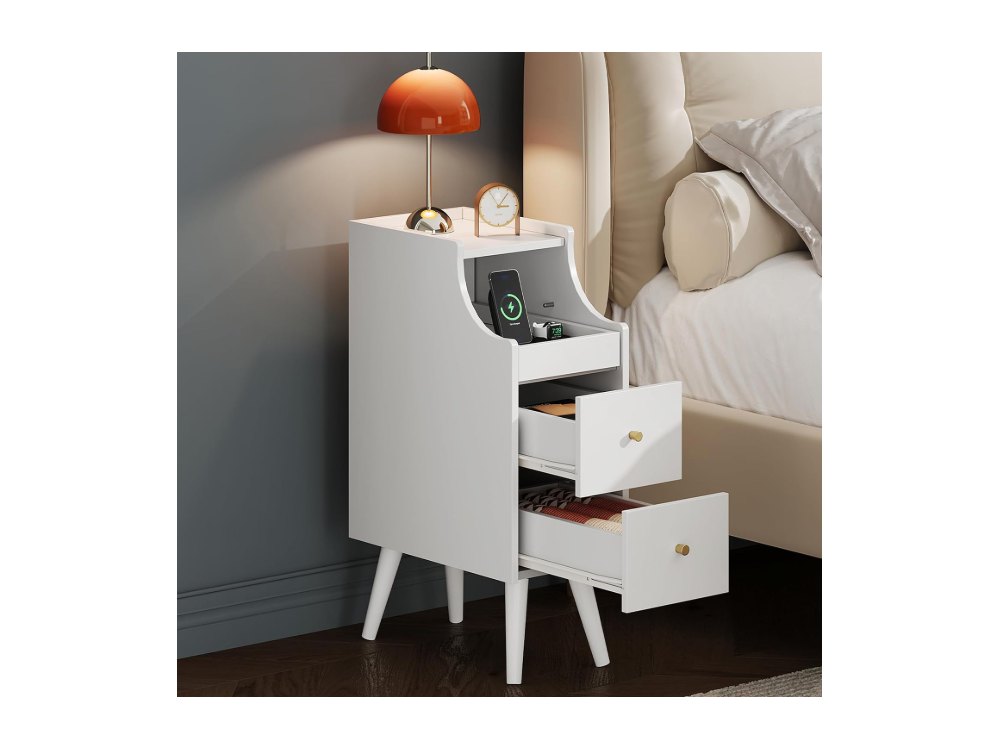 Small Nightstand with Drawers