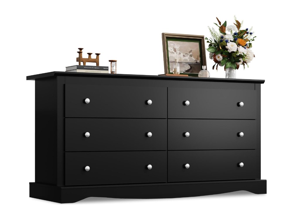 WLIVE 6 Drawer Dresser for Bedroom